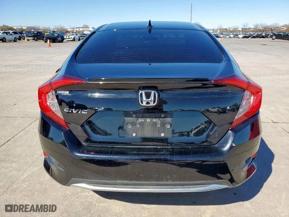 2021 Honda Civic Sedan EX-L with VIN 19XFC1F74ME000303, listed as a Copart auction lot 47836855 with 58,507 mi miles and Clean Title. Bid and sale history available at carsss.com. Image 6.