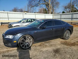 2015 Audi A7 3.0 Premium Plus with VIN WAUWGAFC2FN004203, listed as a Copart auction lot 47918255 with 156,642 mi miles and Clean Title. Bid and sale history available at carsss.com. Image 1.