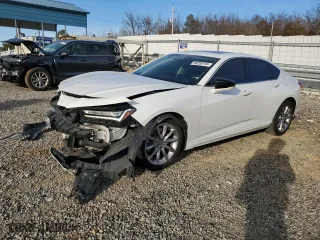 2021 Acura TLX with VIN 19UUB5F34MA013166, listed as a Copart auction lot 48338155 with 17,668 mi miles and Clean Title. Bid and sale history available at carsss.com. Image 1.