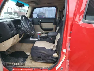 2006 Hummer H3 with VIN 5GTDN136368326659, listed as a Copart auction lot 80970214 with 197,305 mi miles and Salvage Title. Bid and sale history available at DreamBid. Image 7.