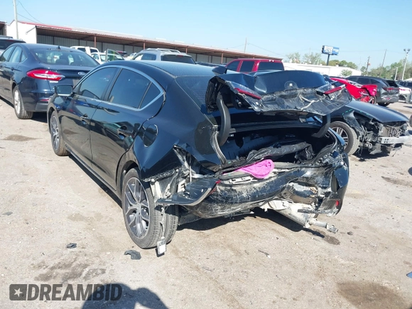 2021 Acura ILX w/Premium Package with VIN 19UDE2F70MA002092, listed as a IAAI auction lot 41867326 with 46,411 mi miles. Bid and sale history available at carsss.com. Image 3.