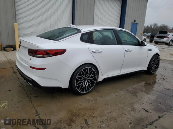 2019 Kia Optima LX with VIN 5XXGT4L31KG330542, listed as a Copart auction lot 50617965 with 46,105 mi miles and Salvage Title. Bid and sale history available at carsss.com. Image 3.