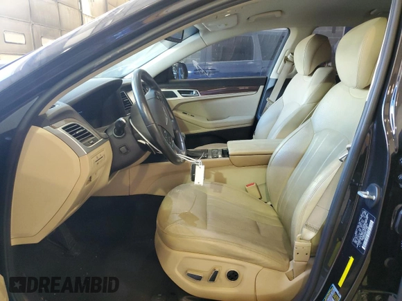 2018 Genesis G80 3.8L with VIN KMHGN4JE4JU238540, listed as a Copart auction lot 59391074 with 63,341 mi miles and Salvage Title. Bid and sale history available at carsss.com. Image 7.