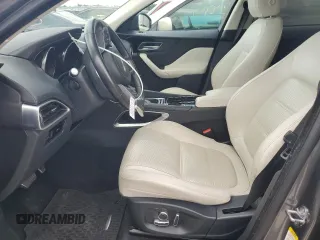 2019 Jaguar F-Pace 25t Prestige with VIN SADCK2GX6KA369498, listed as a Copart auction lot 61332535 with 45,283 mi miles and Salvage title. Bid and sale history available at DreamBid. Image 7.