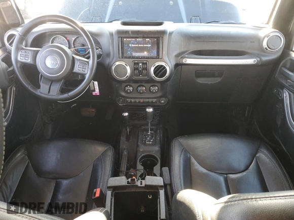 2016 Jeep Wrangler Unlimited 75th Anniversary with VIN 1C4BJWEG7GL113824, listed as a Copart auction lot 81372864 with 98,497 mi miles and Salvage title. Bid and sale history available at DreamBid. Image 8.