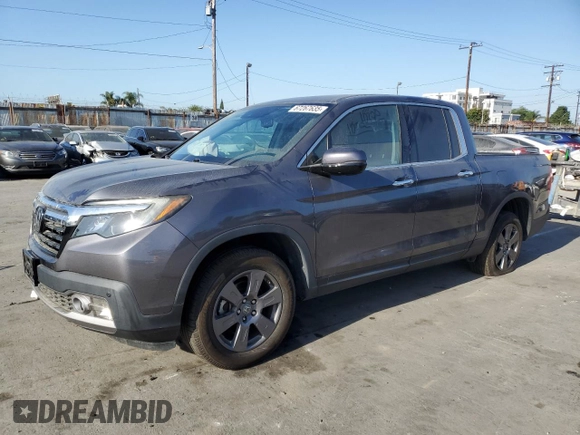 2020 Honda Ridgeline RTL-E with VIN 5FPYK3F76LB010841, listed as a Copart auction lot 67267635 with 53,055 mi miles and Salvage title. Bid and sale history available at DreamBid. Image 1.