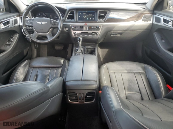 2016 Hyundai Genesis 3.8L with VIN KMHGN4JEXGU115091, listed as a Copart auction lot 47765205 with 29,698 mi miles and Salvage Title. Bid and sale history available at carsss.com. Image 8.