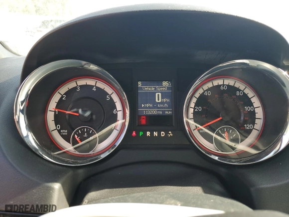 2018 Dodge Grand Caravan GT with VIN 2C4RDGEG0JR221275, listed as a Copart auction lot 46452515 with 113,200 mi miles and Salvage Title. Bid and sale history available at carsss.com. Image 9.