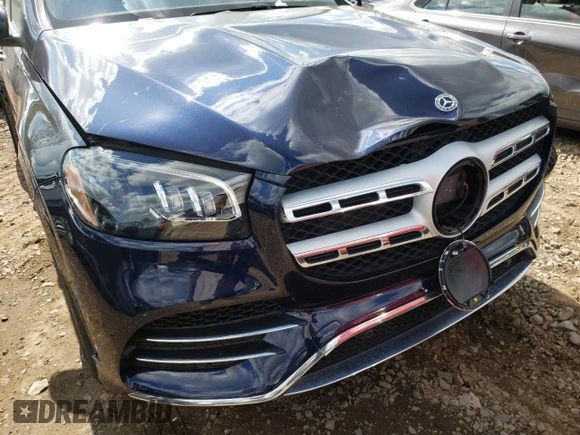2020 Mercedes-Benz GLS with VIN 4JGFF8GE2LA175045, listed as a Copart auction lot 59666072 with 25,607 mi miles. Bid and sale history available at carsss.com. Image 9.