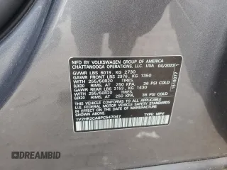 2023 Volkswagen Atlas SE with VIN 1V2HR2CA8PC547047, listed as a Copart auction lot 64255065 with 29,394 mi miles and Salvage title. Bid and sale history available at DreamBid. Image 13.