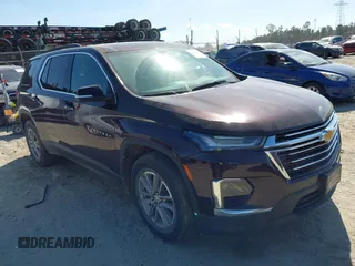 2022 Chevrolet Traverse LT Cloth z VIN 1GNERGKW3NJ111110, wystawiony jako IAAI lot #41908408 z przebiegiem 62 724 mil mil oraz . Historia ofert i sprzedaży dostępna na DreamBid. Obrazek 1.