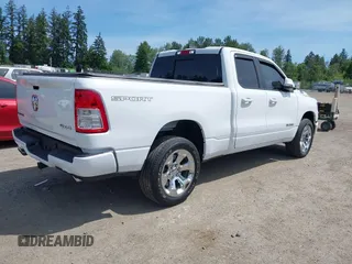 2022 Ram 1500 Big Horn with VIN 1C6SRFBT6NN164539, listed as a IAAI auction lot 42444414 with 54,343 mi miles and . Bid and sale history available at DreamBid. Image 4.