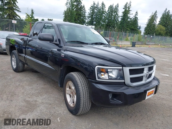 2009 Dodge Dakota with VIN 1D7HW32P09S798360, listed as a IAAI auction lot 42426400 with 50,988 mi miles and . Bid and sale history available at DreamBid. Image 1.