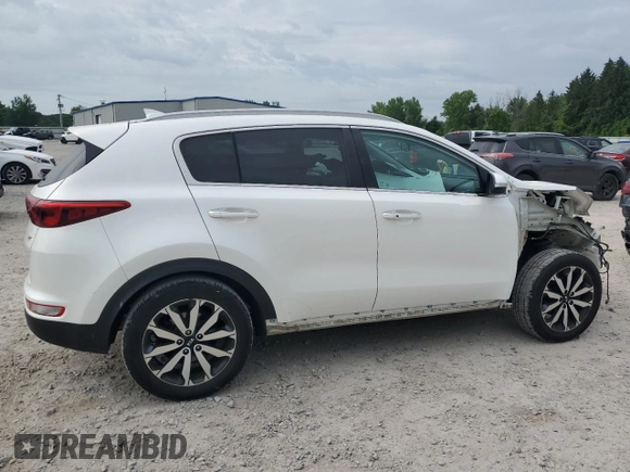 2018 Kia Sportage EX z VIN KNDPN3AC9J7310179, wystawiony jako Copart lot #61767815 z przebiegiem 77 541 mil mil oraz Szkoda całkowita • Salvage title. Historia ofert i sprzedaży dostępna na DreamBid. Obrazek 3.