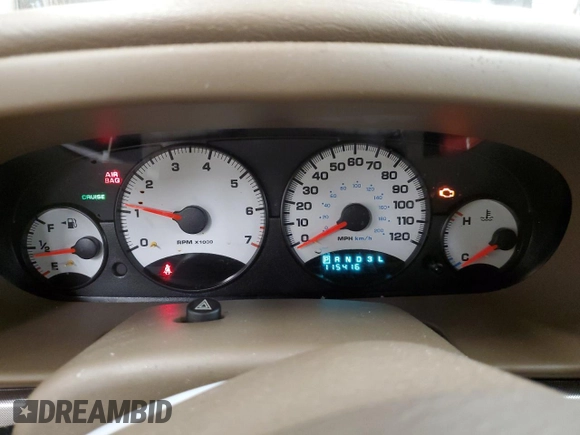 2003 Dodge Stratus z VIN 1B3EL56T43N592359, wystawiony jako Copart lot #75834544 z przebiegiem 115 416 mil mil oraz Szkoda całkowita • Salvage title. Historia ofert i sprzedaży dostępna na DreamBid. Obrazek 9.
