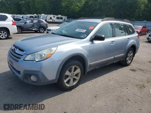 2014 Subaru Outback 2.5i with VIN 4S4BRBAC1E3208876, listed as a Copart auction lot 58860945 with 125,140 mi miles and Salvage title. Bid and sale history available at DreamBid. Image 1.