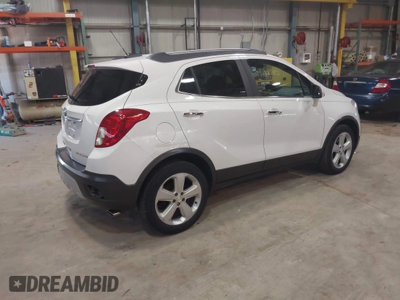 2016 Buick Encore with VIN KL4CJASB5GB647954, listed as a IAAI auction lot 41985412 with 96,201 mi miles and . Bid and sale history available at DreamBid. Image 4.