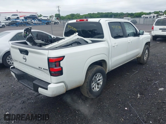 2024 Nissan Frontier S with VIN 1N6ED1EK0RN666847, listed as a IAAI auction lot 42513822 with 25,084 mi miles and . Bid and sale history available at DreamBid. Image 4.