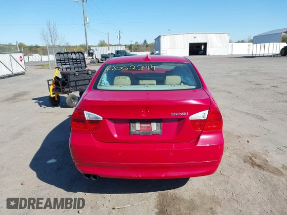 2007 BMW 3 Series 328i with VIN WBAVA33537PG40085, listed as a IAAI auction lot 42062344 with 177,000 mi miles and . Bid and sale history available at DreamBid. Image 16.