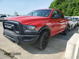2024 Ram 1500 Warlock z VIN 1C6RR6LG8RS123143, wystawiony jako Copart lot #58584265 z przebiegiem 25 065 mil mil oraz Szkoda całkowita • Salvage title. Historia ofert i sprzedaży dostępna na DreamBid. Obrazek 1.