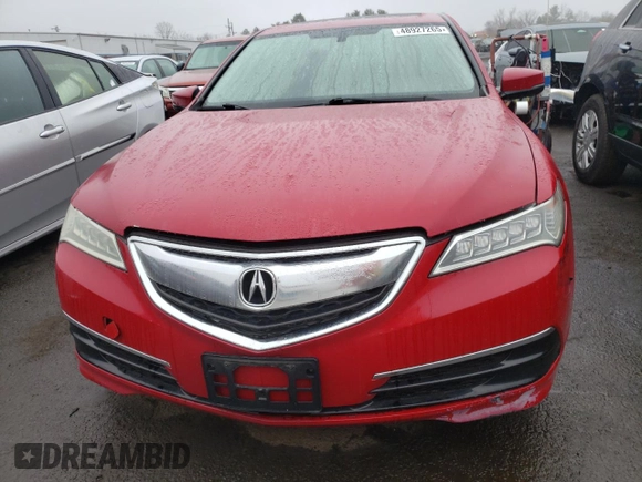 2017 Acura TLX with VIN 19UUB1F33HA009981, listed as a Copart auction lot 48927265 with 172,711 mi miles and Salvage Title. Bid and sale history available at carsss.com. Image 5.