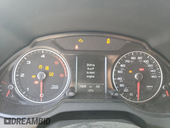 2015 Audi Q5 Prestige with VIN WA1VMAFP2FA048701, listed as a Copart auction lot 64975073 with 73,826 mi miles and . Bid and sale history available at DreamBid. Image 9.