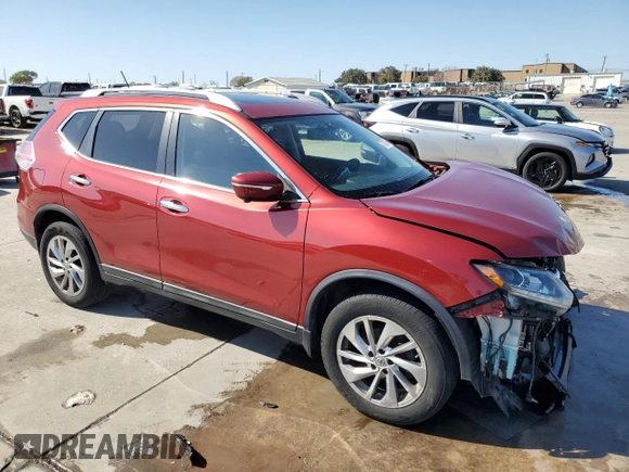 2015 Nissan Rogue SV with VIN 5N1AT2MV2FC786528, listed as a Copart auction lot 77031864 with 74,157 mi miles and Salvage Title. Bid and sale history available at carsss.com. Image 4.