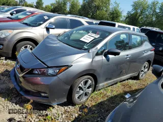 2021 Nissan LEAF SL Plus with VIN 1N4BZ1DV7MC555936, listed as a Copart auction lot 64517105 with 50,727 mi miles and Clean title. Bid and sale history available at DreamBid. Image 1.