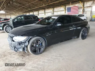 2015 BMW M4 with VIN WBS3R9C57FK332375, listed as a Copart auction lot 48154365 with 84,370 mi miles and Salvage Title. Bid and sale history available at carsss.com. Image 1.