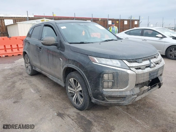 2023 Mitsubishi Outlander Sport ES with VIN JA4ARUAU6PU011181, listed as a IAAI auction lot 41593699 with 88,069 mi miles. Bid and sale history available at carsss.com. Image 1.