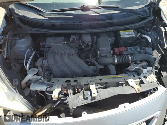 2013 Nissan Versa SV with VIN 3N1CN7AP8DL887524, listed as a Copart auction lot 61594045 with 92,094 mi miles and Salvage title. Bid and sale history available at DreamBid. Image 11.