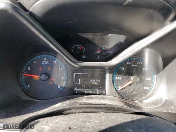 2017 Chevrolet Colorado 2WD WT with VIN 1GCGSBEA9H1193972, listed as a Copart auction lot 52412125 with 274,580 mi miles and Salvage Title. Bid and sale history available at carsss.com. Image 9.