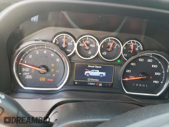 2021 Chevrolet Silverado 1500 LT z VIN 1GCUYDED6MZ150337, wystawiony jako Copart lot #51174215 z przebiegiem 118 941 mil mil oraz Szkoda całkowita • Salvage title. Historia ofert i sprzedaży dostępna na DreamBid. Obrazek 9.