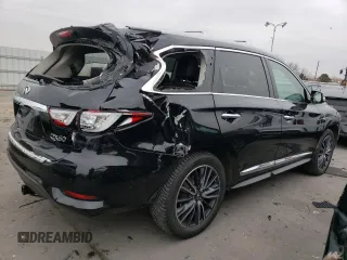 2016 Infiniti QX60 with VIN 5N1AL0MM3GC503924, listed as a Copart auction lot 44985065 with 109,328 mi miles and Salvage Title. Bid and sale history available at DreamBid. Image 3.
