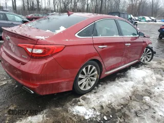 2016 Hyundai Sonata Sport with VIN 5NPE34AF9GH416360, listed as a Copart auction lot 45181925 with 82,863 mi miles and Salvage Title. Bid and sale history available at DreamBid. Image 3.