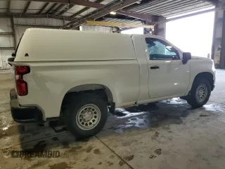 2023 Chevrolet Silverado 1500 Work Truck with VIN 3GCNAAEK3PG365233, listed as a Copart auction lot 51585885 with 124,297 mi miles and Clean Title. Bid and sale history available at DreamBid. Image 3.