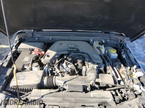 2020 Jeep Wrangler Unlimited Sahara Altitude with VIN 1C4HJXEG2LW101881, listed as a Copart auction lot 41853615 with 68,321 mi miles and Salvage title. Bid and sale history available at DreamBid. Image 12.