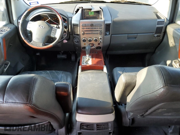 2005 Infiniti QX56 with VIN 5N3AA08C95N802463, listed as a Copart auction lot 66184954 with 206,899 mi miles and Clean Title. Bid and sale history available at carsss.com. Image 8.