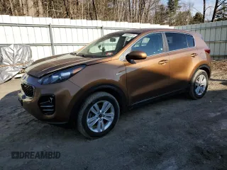2018 Kia Sportage LX with VIN KNDPMCAC0J7447496, listed as a Copart auction lot 49890975 with 76,702 mi miles and Salvage Title. Bid and sale history available at carsss.com. Image 1.