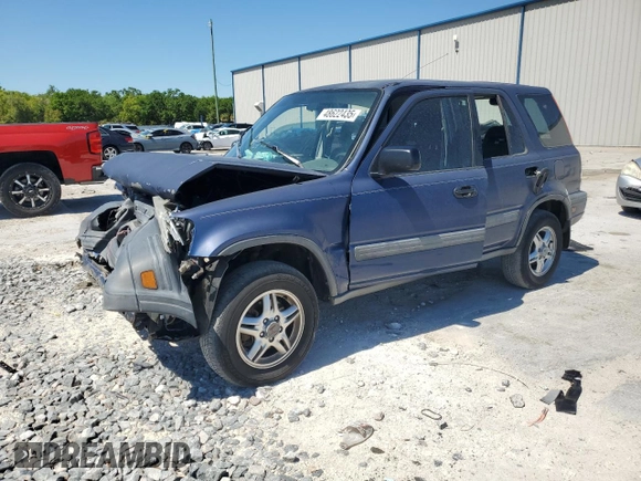 1997 Honda CR-V with VIN JHLRD1857VC028596, listed as a Copart auction lot 48622435 with 93,336 mi miles and Salvage Title. Bid and sale history available at carsss.com. Image 1.