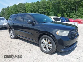 2012 Dodge Durango R/T with VIN 1C4SDHCT7CC266703, listed as a IAAI auction lot 42613171 with 168,290 mi miles and . Bid and sale history available at DreamBid. Image 1.