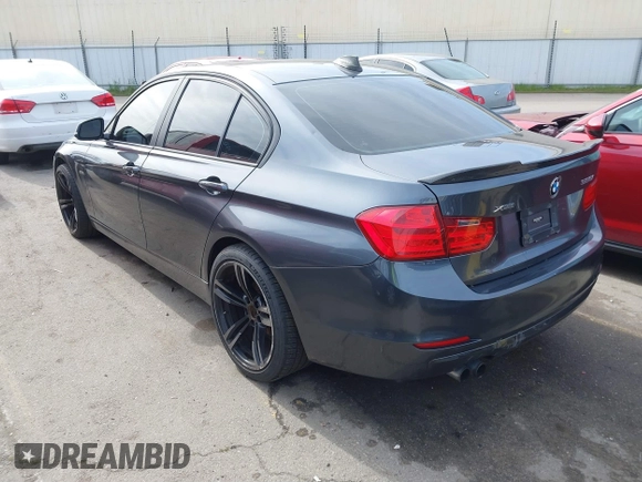 2013 BMW 3 Series 328i xDrive with VIN WBA3B5C55DF590806, listed as a IAAI auction lot 41759329 with 99,847 mi miles. Bid and sale history available at carsss.com. Image 3.