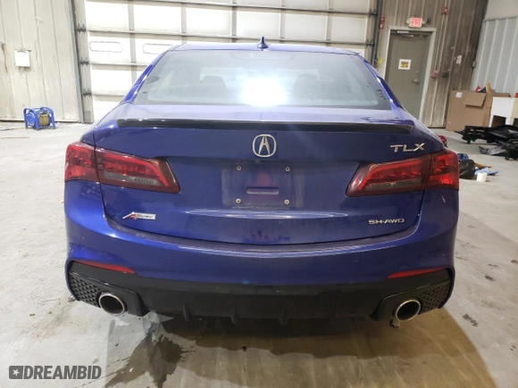 2018 Acura TLX w/A-SPEC Pkg with VIN 19UUB3F64JA002792, listed as a Copart auction lot 41369875 with 119,647 mi miles and Salvage Title. Bid and sale history available at carsss.com. Image 6.