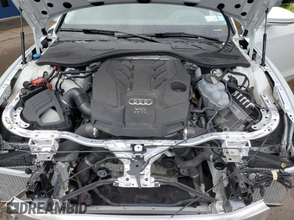2021 Audi A8 with VIN WAU8DAF84MN016847, listed as a Copart auction lot 49464765 with 29,676 mi miles and Salvage Title. Bid and sale history available at carsss.com. Image 11.