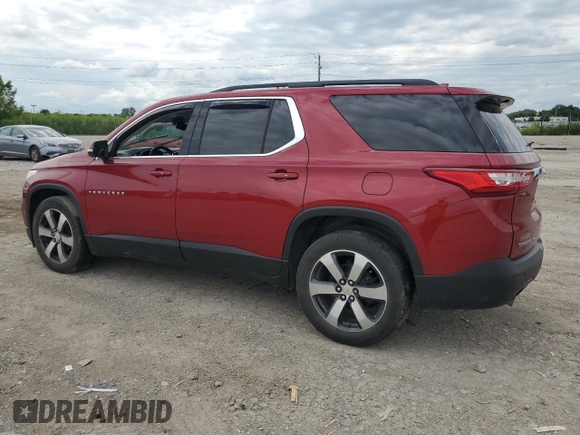 2020 Chevrolet Traverse LT Leather with VIN 1GNEVHKW1LJ152950, listed as a Copart auction lot 65397914 with 107,791 mi miles and Salvage Title. Bid and sale history available at carsss.com. Image 2.