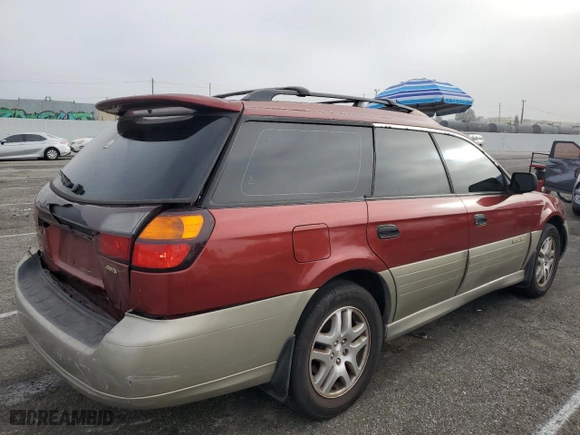 2002 Subaru Legacy Wagon Outback w/All Weather Pkg with VIN 4S3BH675627645378, listed as a Copart auction lot 72613774 with 210,857 mi miles and Salvage Title. Bid and sale history available at carsss.com. Image 3.