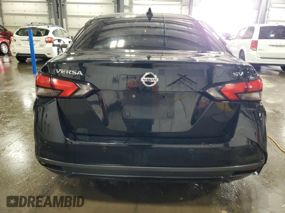 2021 Nissan Versa SV with VIN 3N1CN8EV4ML840571, listed as a Copart auction lot 52743805 with 101,509 mi miles and Salvage title. Bid and sale history available at DreamBid. Image 6.