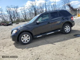 2007 Mercedes-Benz M-Class 3.5L with VIN 4JGBB86E17A212751, listed as a Copart auction lot 50695915 with 153,752 mi miles and Salvage Title. Bid and sale history available at carsss.com. Image 1.