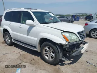 2004 Lexus GX 470 z VIN JTJBT20X240066125, wystawiony jako IAAI lot #42023419 z przebiegiem 212 581 mil mil oraz . Historia ofert i sprzedaży dostępna na DreamBid. Obrazek 1.