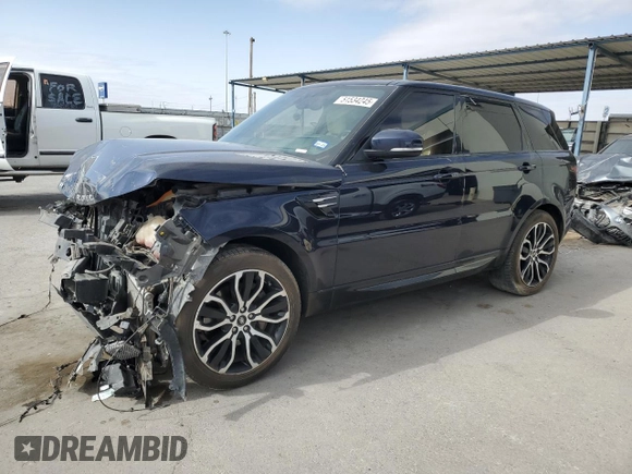 2020 Land Rover Range Rover Sport HSE with VIN SALWR2SU2LA723867, listed as a Copart auction lot 51534245 with 70,276 mi miles and Salvage title. Bid and sale history available at DreamBid. Image 1.